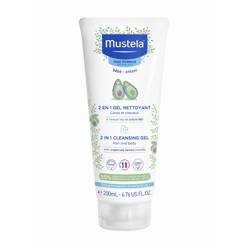 Mustela 2-in-1 Cleansing Gel 200ml Mustela