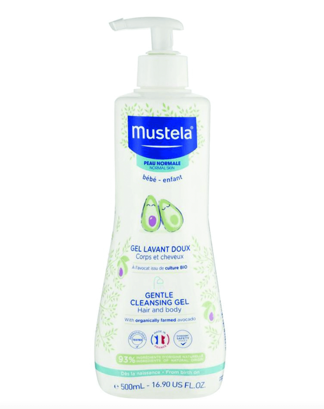 Mustela Gentle Cleansing Gel 500ml Skinstore