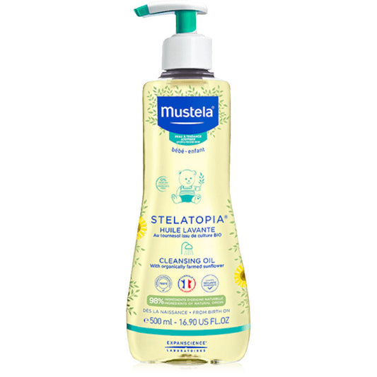 Mustela Stelatopia Cleansing Oil 500ml Skinstore