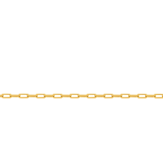 9ct Yellow Gold Anchor Diamond Cut Chain Skinstore