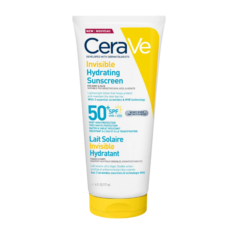 Cerave Invisible Hydrating Sunscreen SPF 50+ 177ml