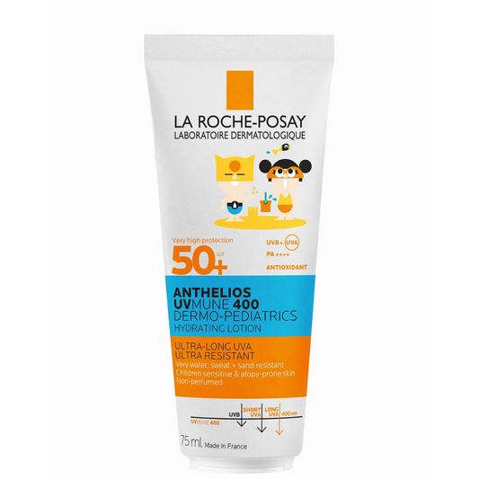 La Roche-Posay Anthelios UVMUNE 400 Dermo-Pediatrics Hydrating Lotion SPF 50+ 75 ml Skinstore