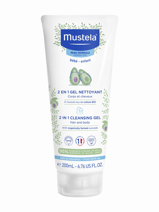 Mustela 2 in 1 Cleansing Gel 200ml