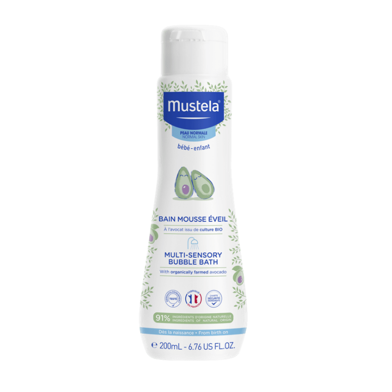 Mustela Sensory Bubble Bath 200ml Mustela