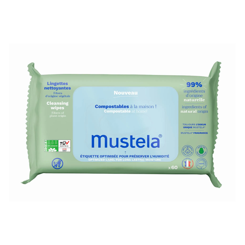 Mustela Cleansing Wipes 60x