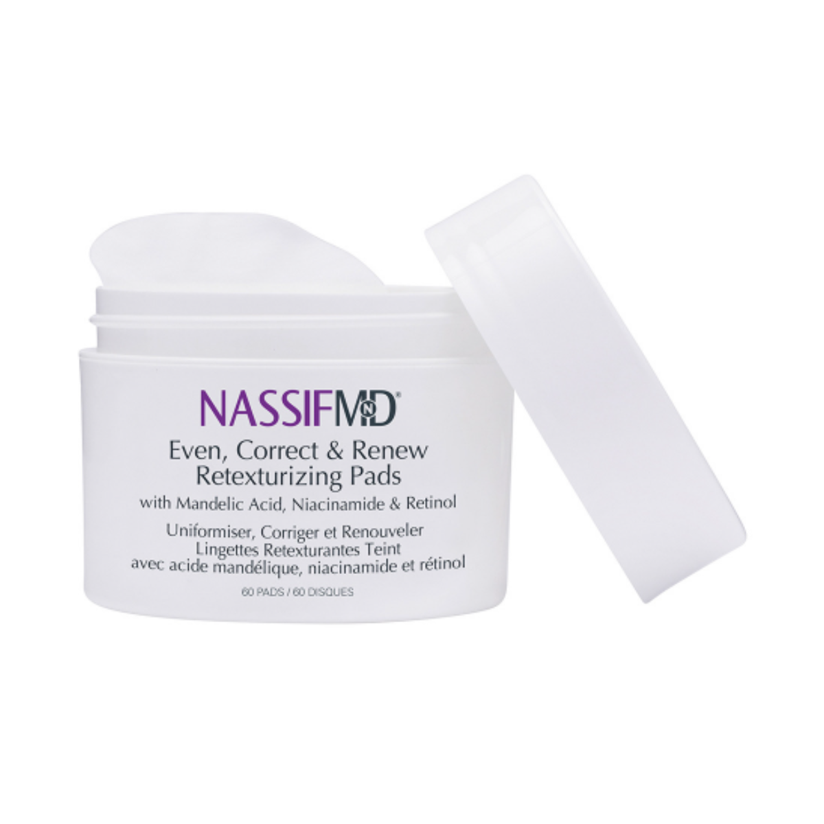 NassifMD Even, Correct & Renew 60 pads NassifMD Skincare