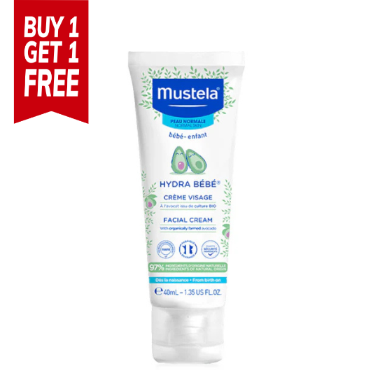 Mustela Hydra Bebe Facial Cream 40ml - Buy 1 get 1 FREE Skinstore