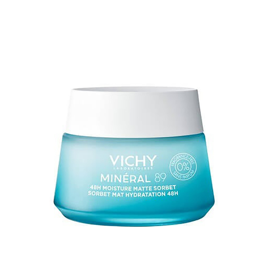 Vichy Mineral 89 skincare product on a white background