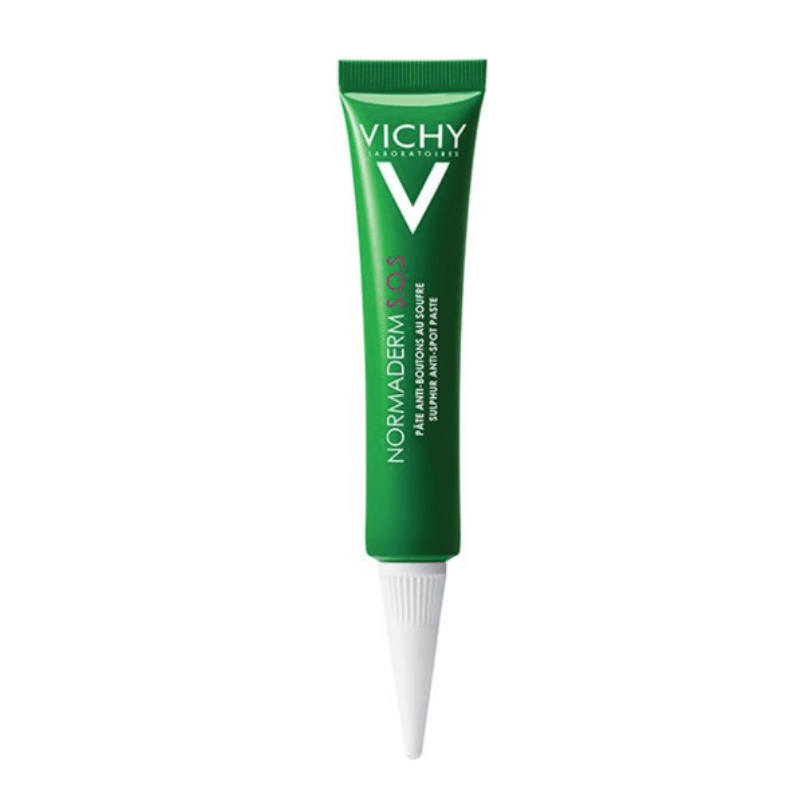 Vichy Normaderm tube on a white background